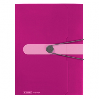 Mapa pp EOTG A4 30mm închidere cu elastic, culoare ciclam opac