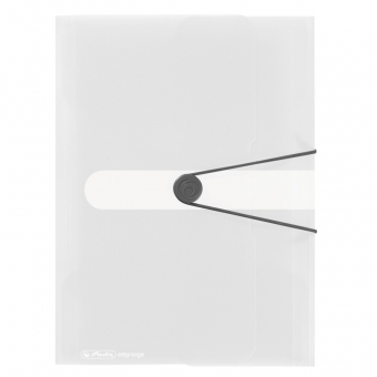 Mapa pp EOTG A4 30mm închidere cu elastic, culoare transparent