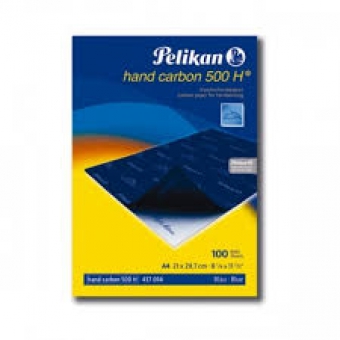 Indigo manual 500H, DIN A4, 100 coli, culoare albastra