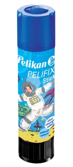 Lipici solid stick Pelfix, fara solvent, 10 grame, imprimat cu motive Space