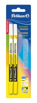 Carioca corectoare Highlighter+textmarker loscher, varf M, set 2, blister