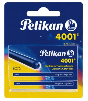 Patroane 4001 mari cerneala, bleumarin 2x set 5,blister