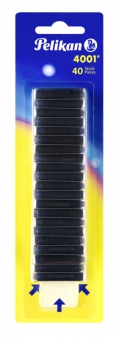 Patroane 4001 mici cerneala, albastru royal, set 40,blister