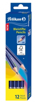 Creion grafit, lacuit, mina 2B