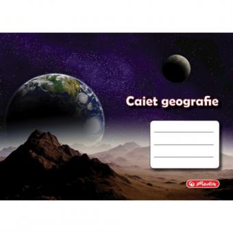 Caiet 24 file geografie, motiv Rock Your School