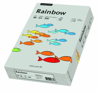 Hartie colorata gri Rainbow A4, 80gr/mp, 500coli/top