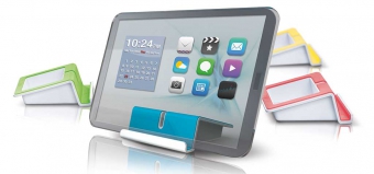 Suport tableta/smartphone HAN Up - alb