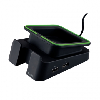 Suport de birou LEITZ Complete cu incarcator - negru