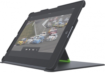 Carcasa LEITZ Complete, cu stativ si capac, pentru noul iPad/iPad 2 - negru