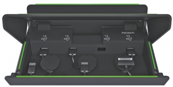 Incarcator multifunctional LEITZ Complete, pentru echipamente mobile - negru