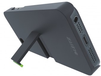 Carcasa LEITZ Complete, cu stativ pentru iPhone 5 - negru