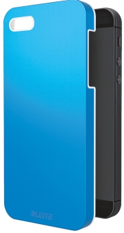 Carcasa LEITZ Complete Wow, pentru iPhone 5/5S - albastru metalizat