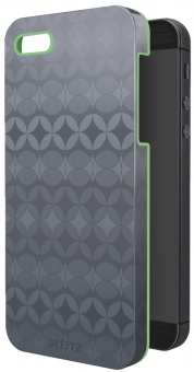 Carcasa LEITZ Complete Retro Chic, pentru iPhone 5/5S - gri/verde