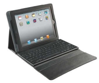 Carcasa LEITZ Complete Classic Pro, cu capac si tastatura pentru iPad Gen 3/4 /iPad 2, QWERTY - negr
