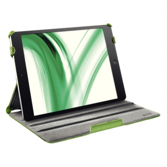 Carcasa LEITZ Complete Smart Grip, cu capac pentru iPad Air - verde